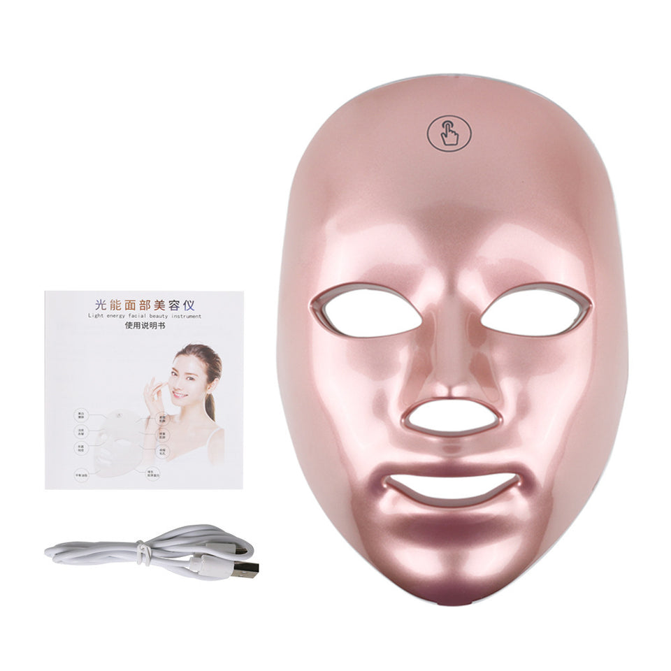 Touch Screen Seven-color Light Mask LED Photon Skin Rejuvenation