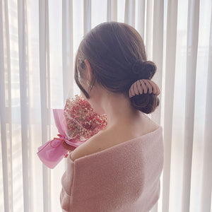 Swan Suede Bird's Nest Hair Band Hair Updo Holder Hair Clip High Ponytail Artifact Fixed Korean Bun Hair Ornament